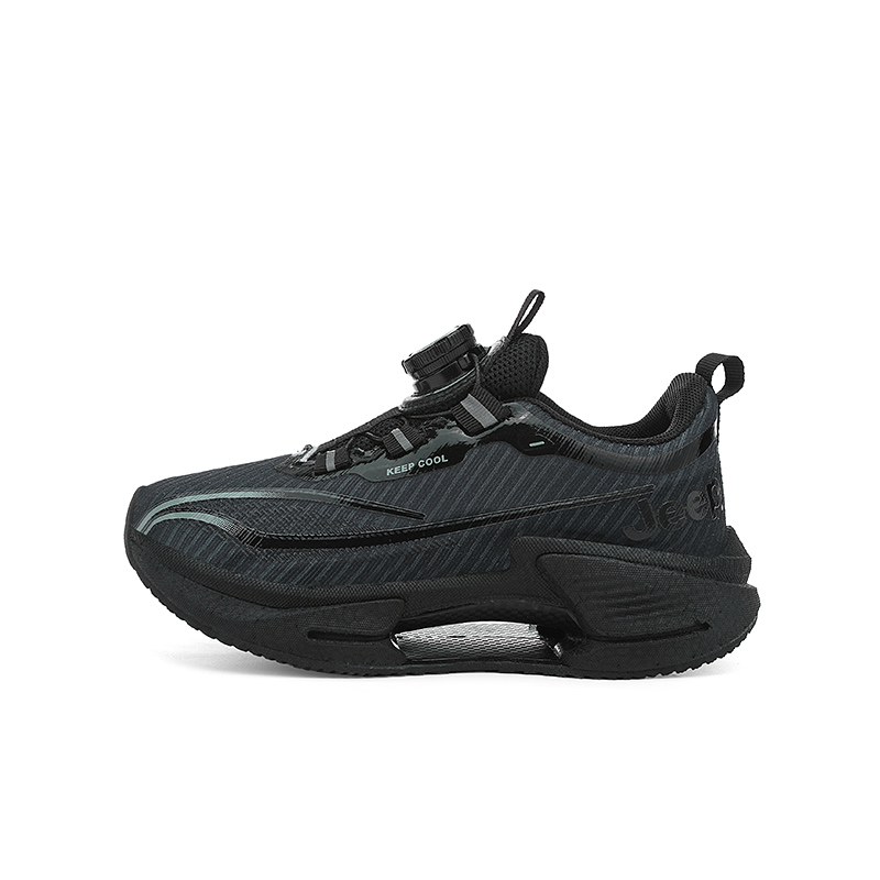 

Jeep Скользостойкие, износостойкие, легкие амортизирующие низкие кроссовки Starburst Black Kids'