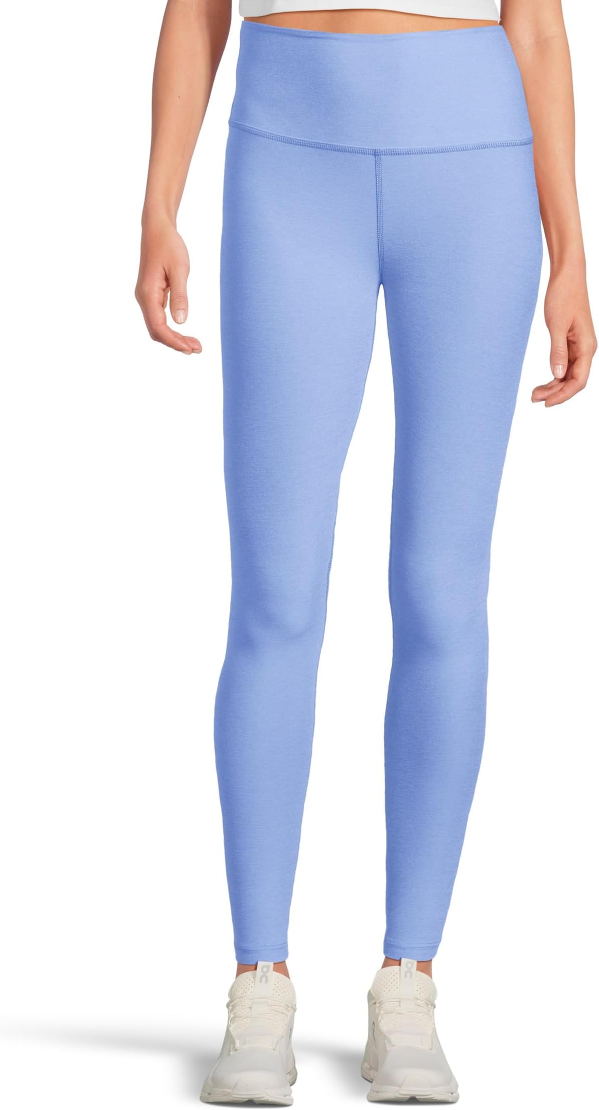 

Брюки Beyond Yoga Spacedye Caught In The Midi High-Waisted Legging, цвет Flower Blue Heather