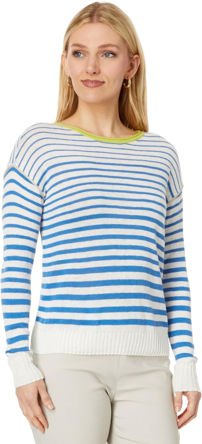 

Свитер NIC+ZOE Striped Up Supersoft Sweater, цвет Blue Multi