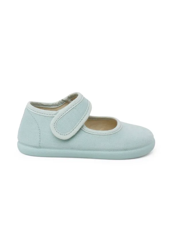 Балетки merceditas barefoot fino с ремешком на щиколотке Pisamonas, Verde Menta