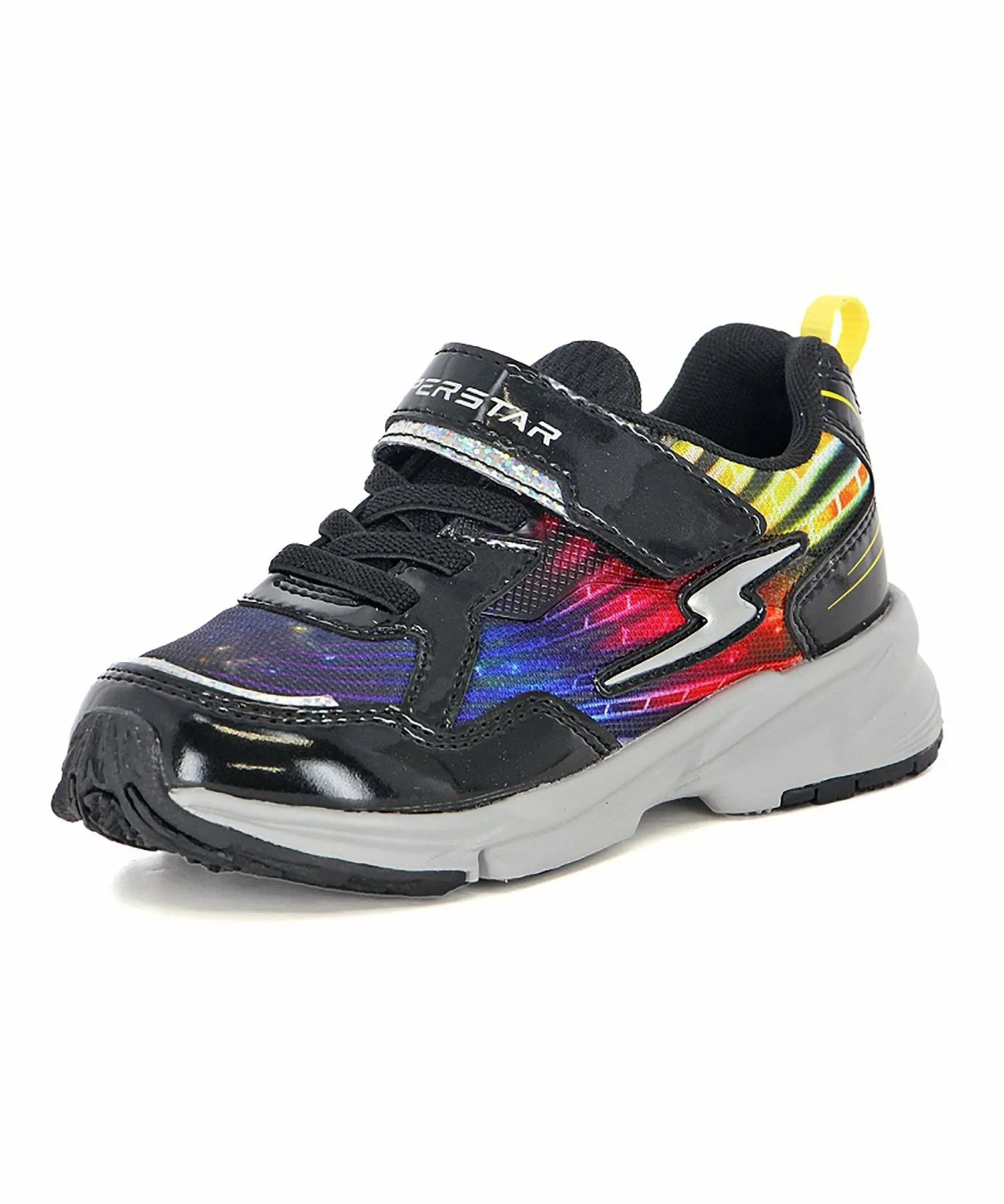 Детские кроссовки MoonStar SS K1241 черного цвета для мальчиков. Superstar, black
