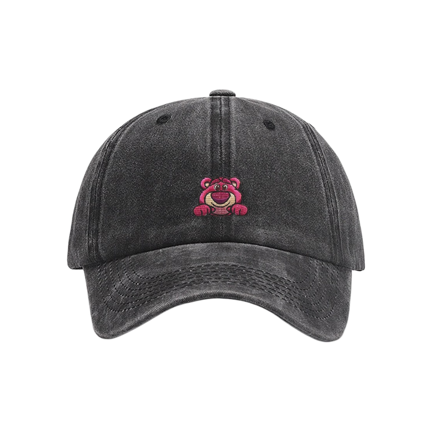 

Disney Бейсболка хлопковая унисекс серии Strawberry Bear, Black