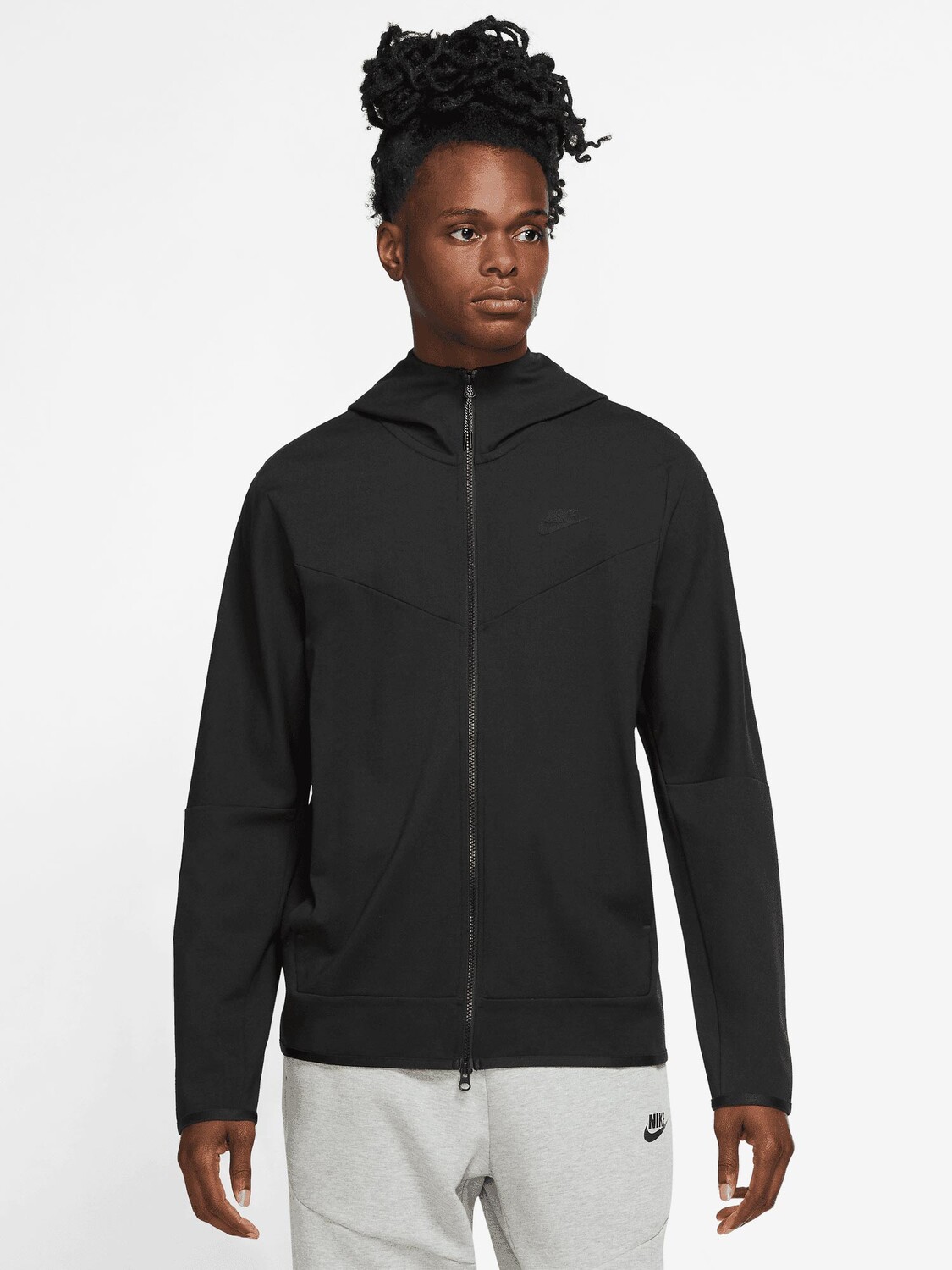 

Толстовка Nike M NK TECH FZ LGHTWHT, черный