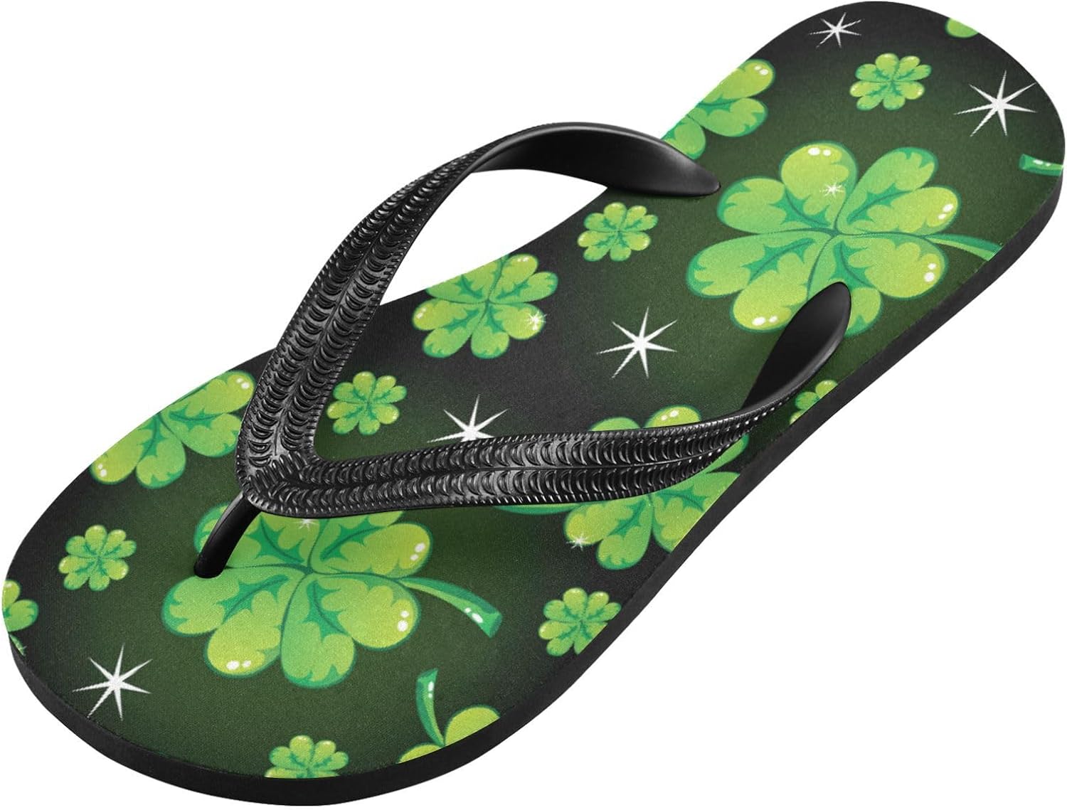 

Женские шлепанцы Shamrock Clovers Star для женщин, сандалии для пляжа летом, повседневные шлепанцы с ремешком, удобные душевые шлепанцы, нескользящие водные сандалии, обувь XL, ко Дню святого Патрика Eionryn, мультиколор