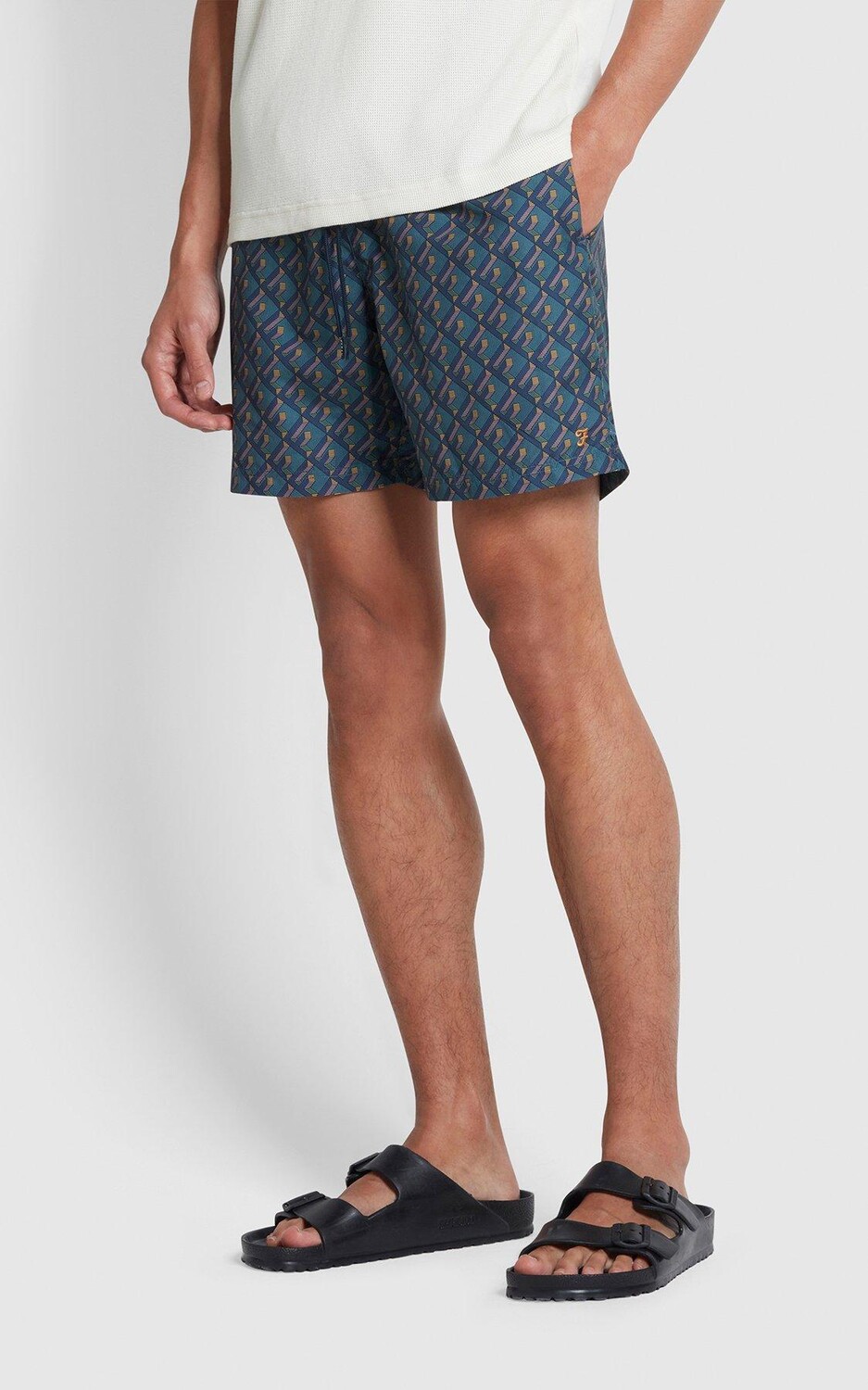 

Плавки Colbert Geo Print Темно-синие Debenhams, темно-синий