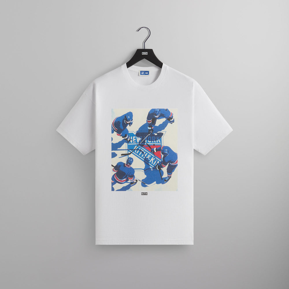 

Футболка Kith for the New York Rangers on Ice Vintage Tee, белый