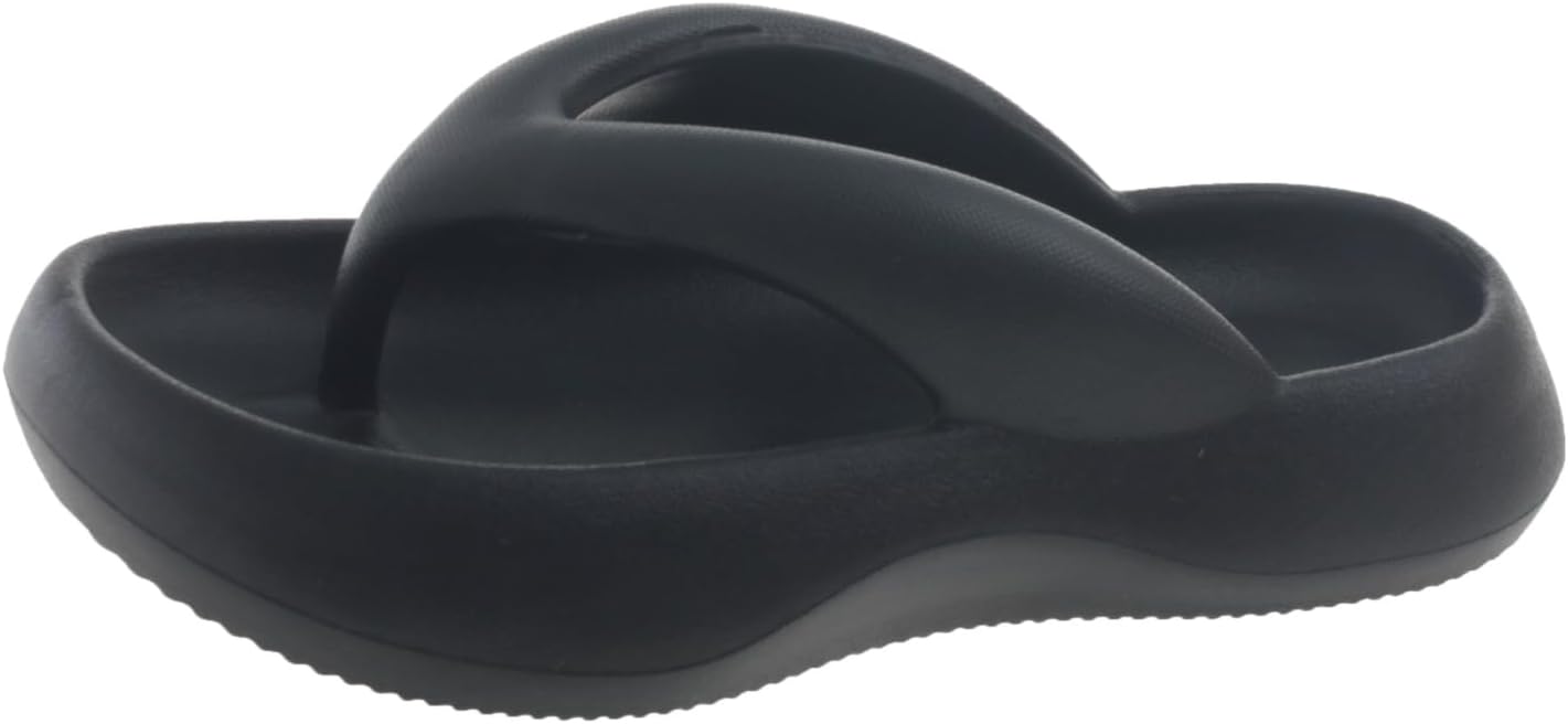 

Тапочки-подушечки для женщин и мужчин, сандалии-шлепанцы, шлепанцы «Облачные шлепанцы» с толстой амортизирующей подошвой Srdmuph, черный