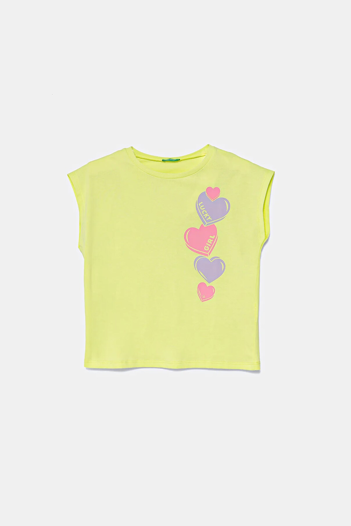 

Футболка из хлопка для детей United Colors Of Benetton, зеленый