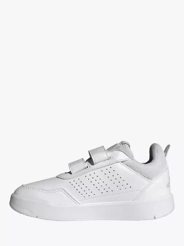 Детские кроссовки Tensaur Sport 3, бело-серебристые adidas — фото 4