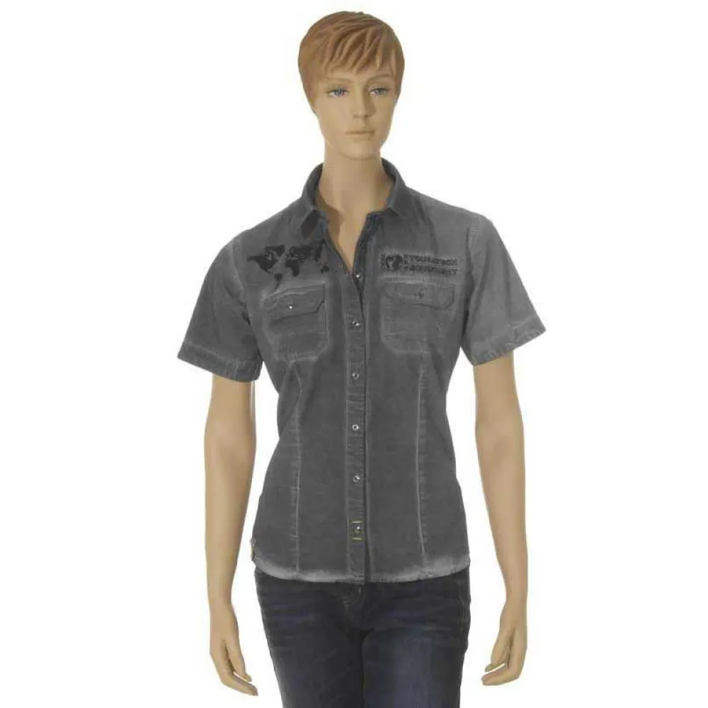 

Рубашка с коротким рукавом Touratech 1990, серый