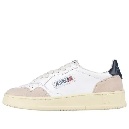 

Кроссовки medalist low 'white suede dark blue' Autry, белый