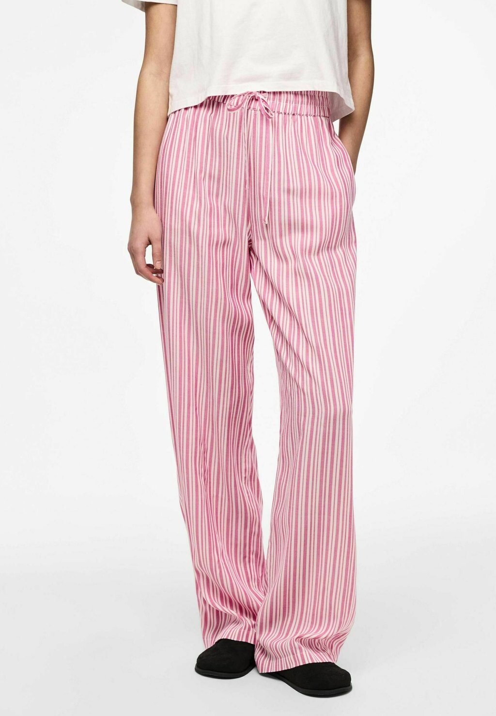 

Брюки HIGH WAIST PCALVINA Pieces, розовый