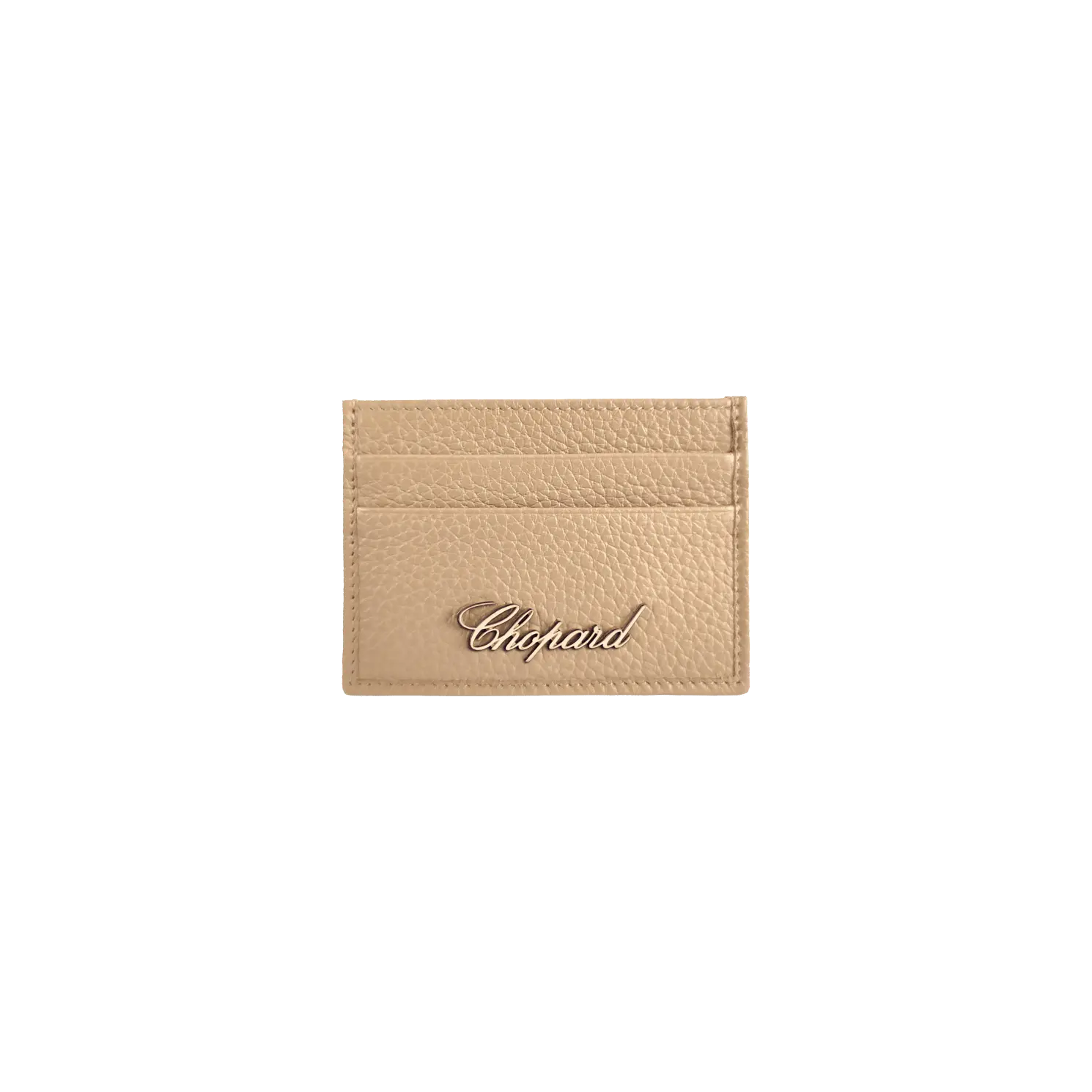 

Картхолдер Chopard Classic Small Card Holder - Телячья кожа цвета верблюжьей зернистости
