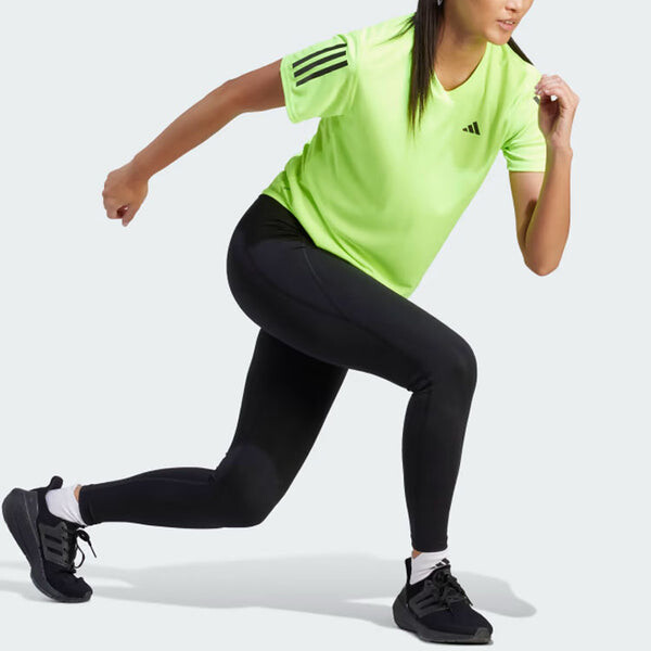 Футболка владеют футболкой для бега Adidas, розовый — фото 4