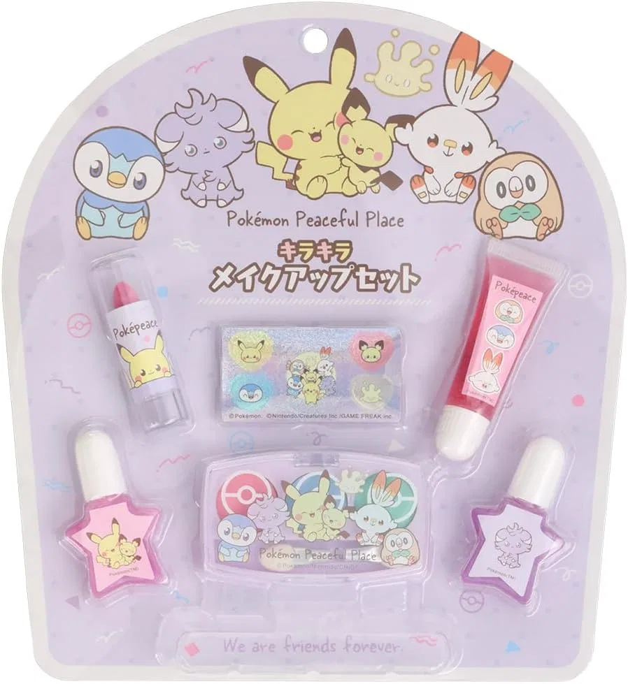 Набор косметики Pocket Monster Pokepeace Glitter Makeup Set фиолетовый SHOBIDO