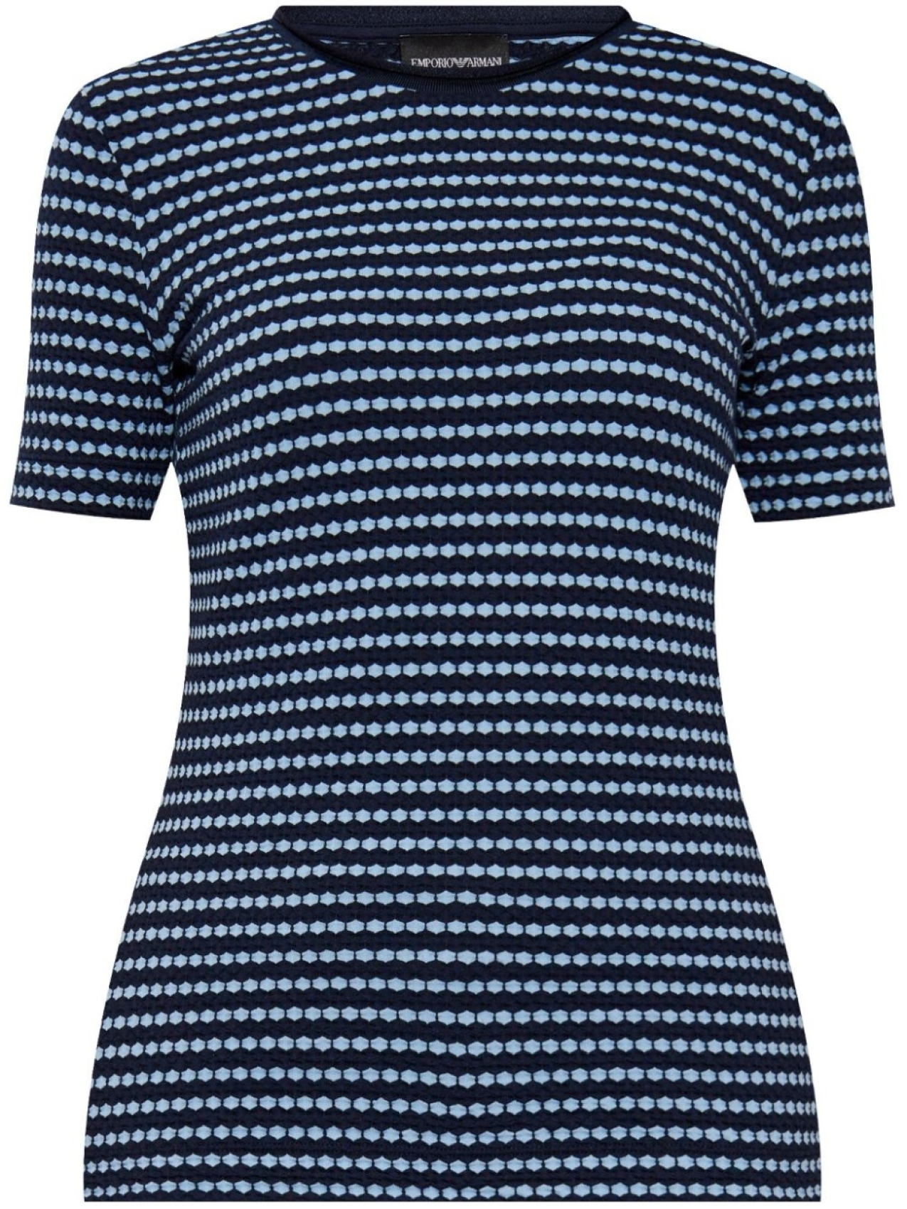 

Текстурированная футболка Emporio Armani, синий