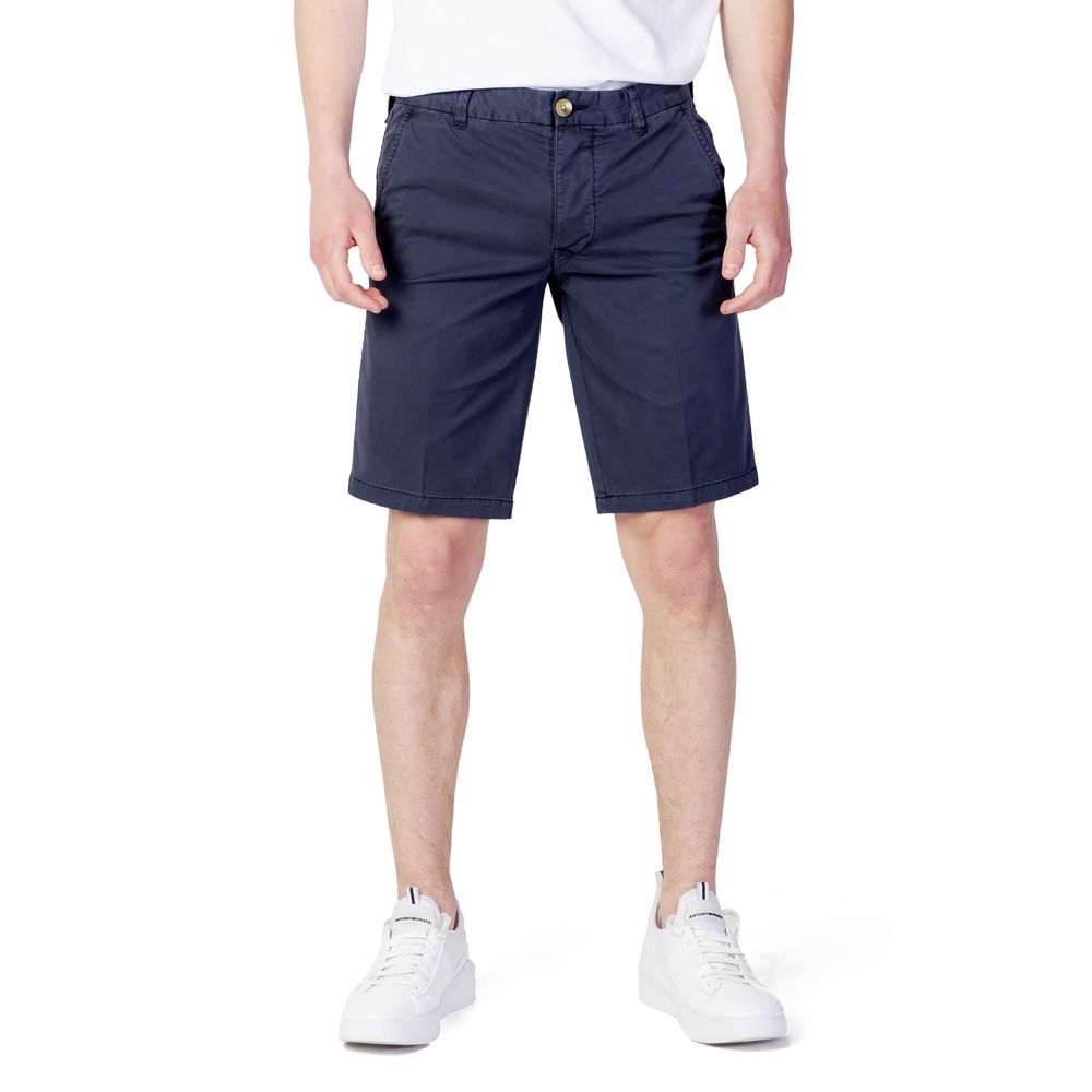 

Синие хлопковые шорты Blauer