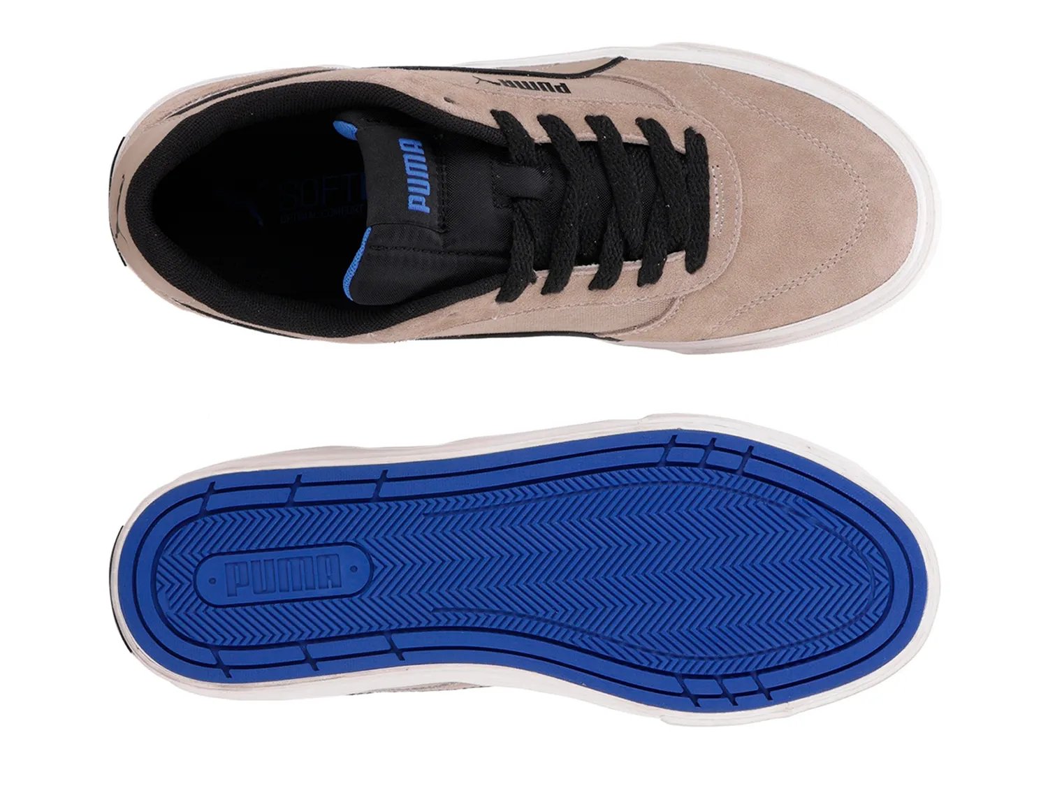 Кроссовки Puma Court Classic Vulc Sneaker - Men's, серо-коричневый — фото 4