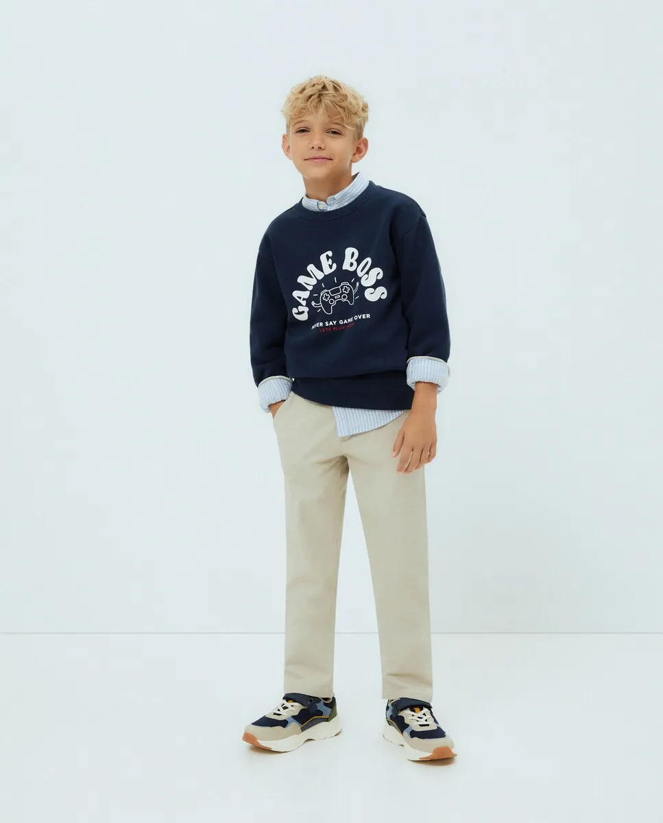

Брюки-чиносы для мальчика Kids El Corte Inglés, бежевый