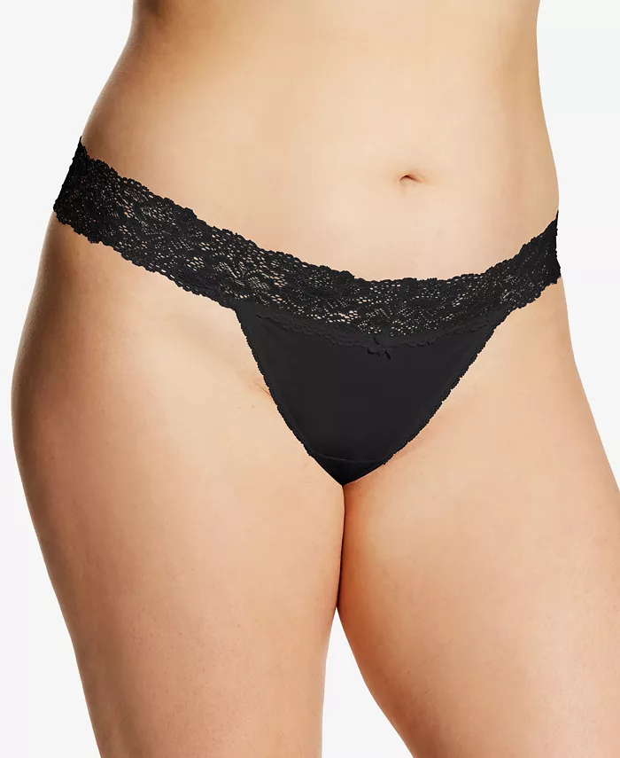 

Сексуальные кружевные стринги Sheer Lace Thong DMESLT Maidenform, черный