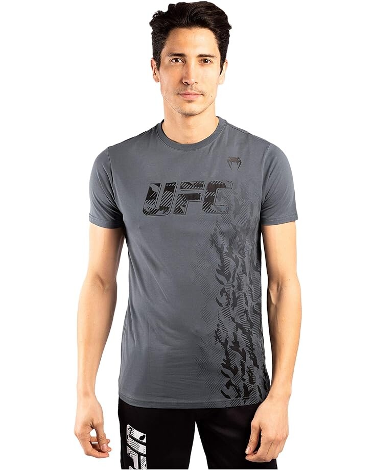 

Футболка VENUM UFC VENUM Authentic Fight Week Short Sleeve, серый