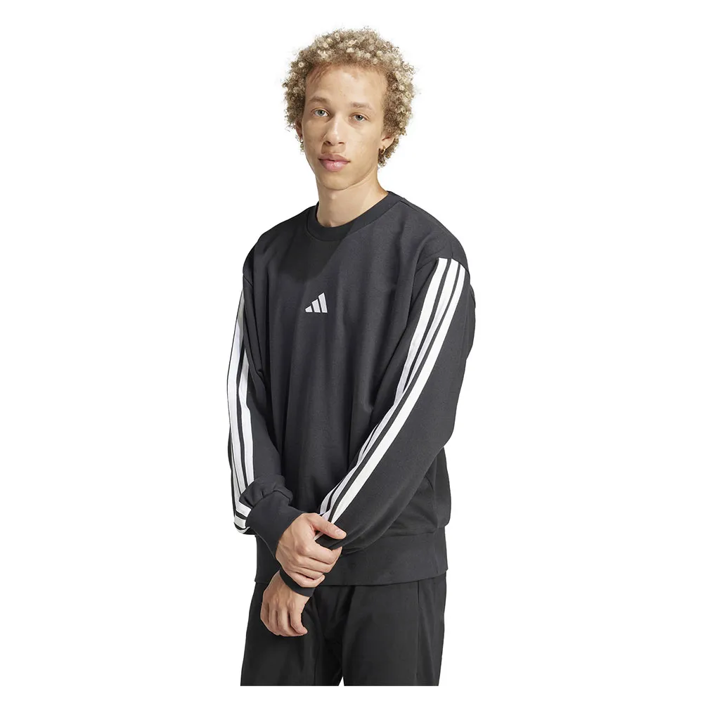 

Толстовка adidas Essentials 3 Stripes French Terry, черный