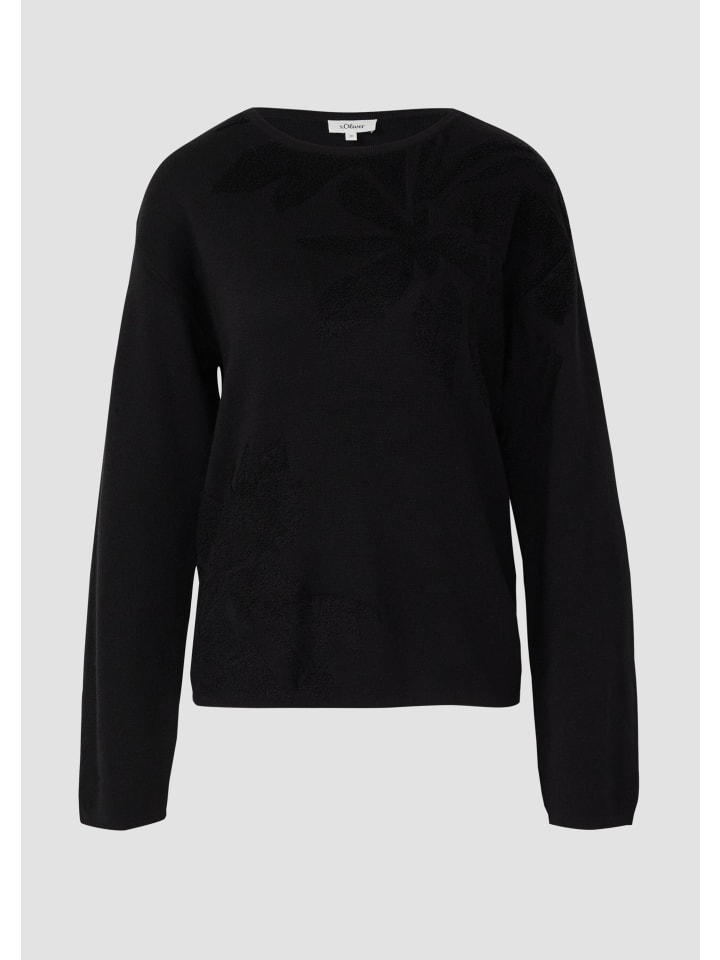 

s.Oliver Вязаный свитер цвета 9999_черный