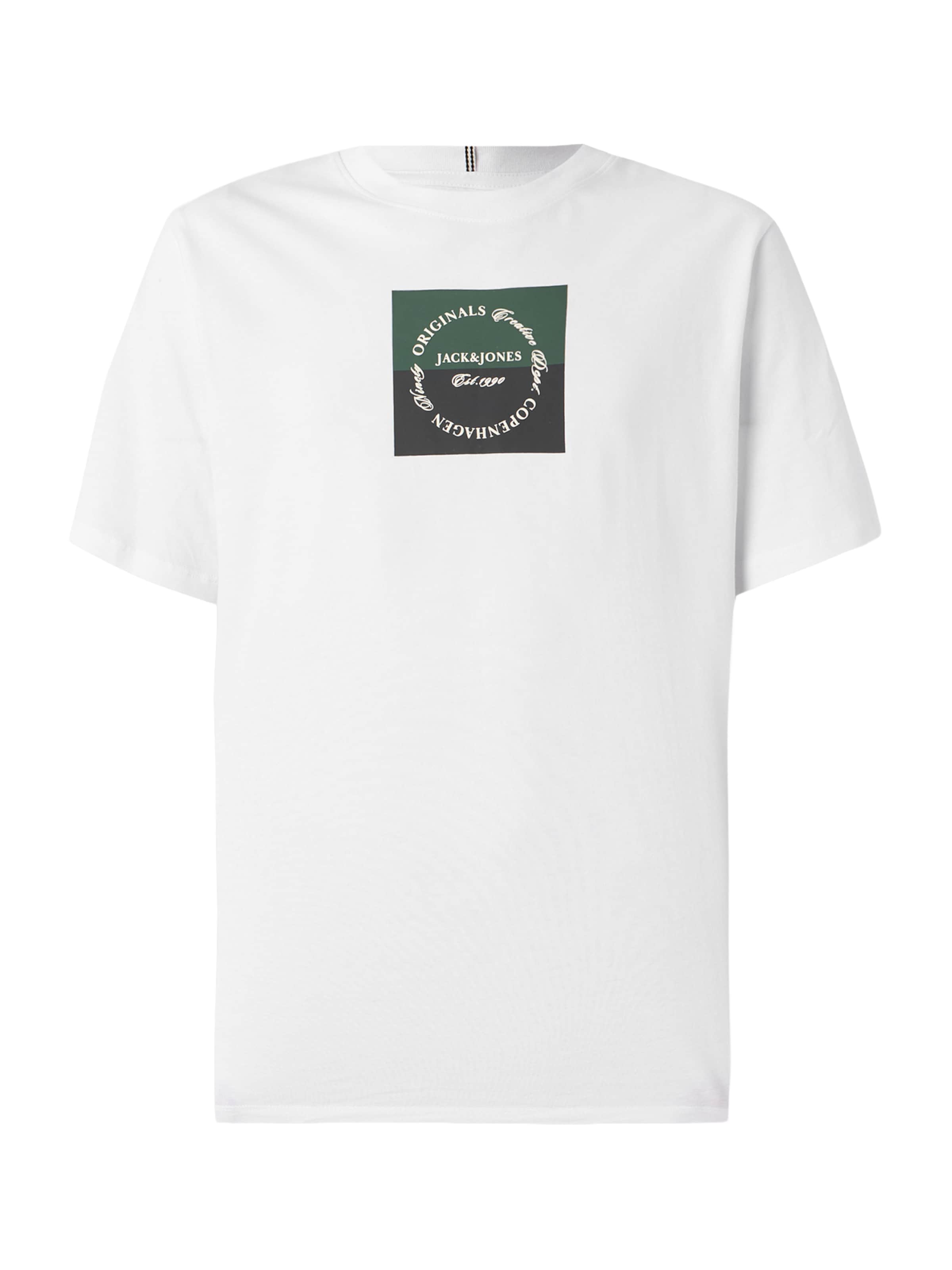 

JACK & JONES Футболка 'JORCATSKILLS' в белом цвете