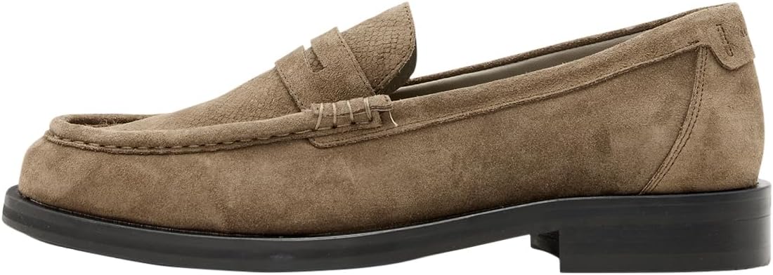 

Мужские лоферы AllSaints Bloom из замши, серый