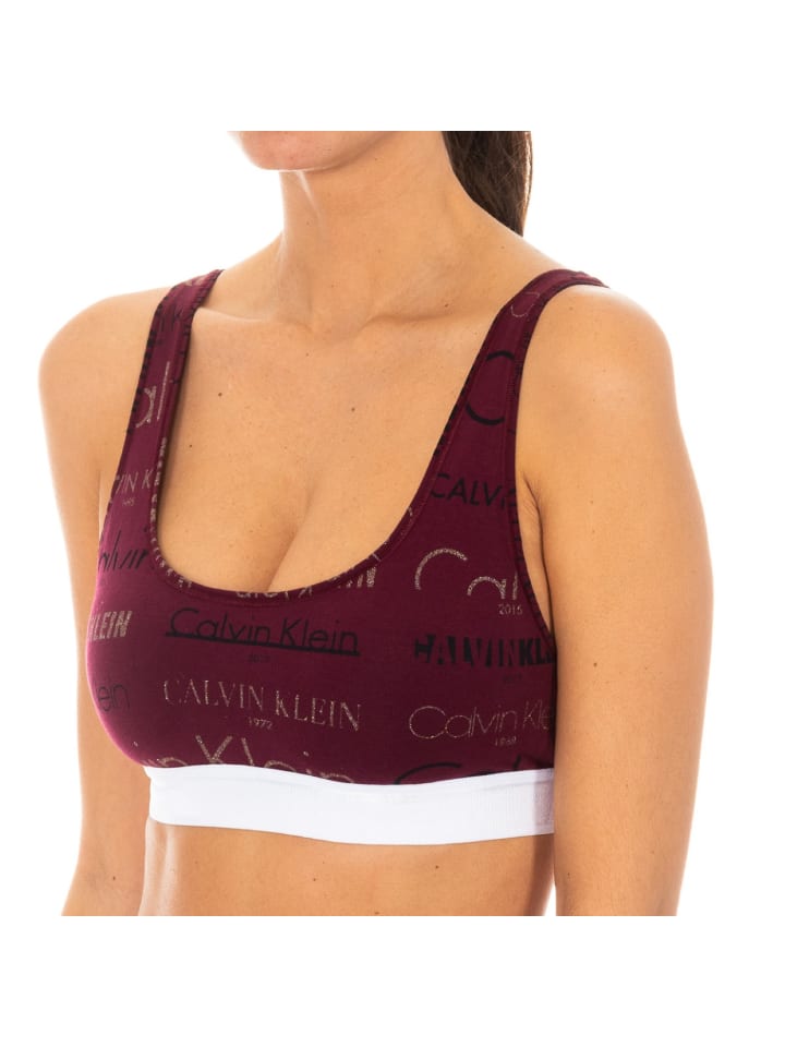 

Спортивный бюстгальтер CALVIN KLEIN UNDERWEAR, бордовый