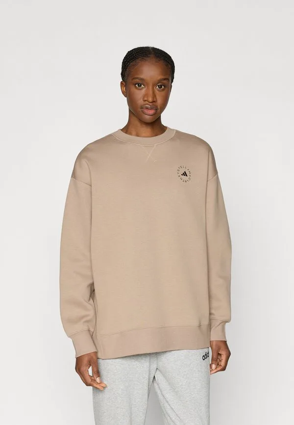 

Свободная толстовка Adidas By Stella Mccartney, Chalky Brown, Коричневый, Свободная толстовка Adidas By Stella Mccartney, Chalky Brown