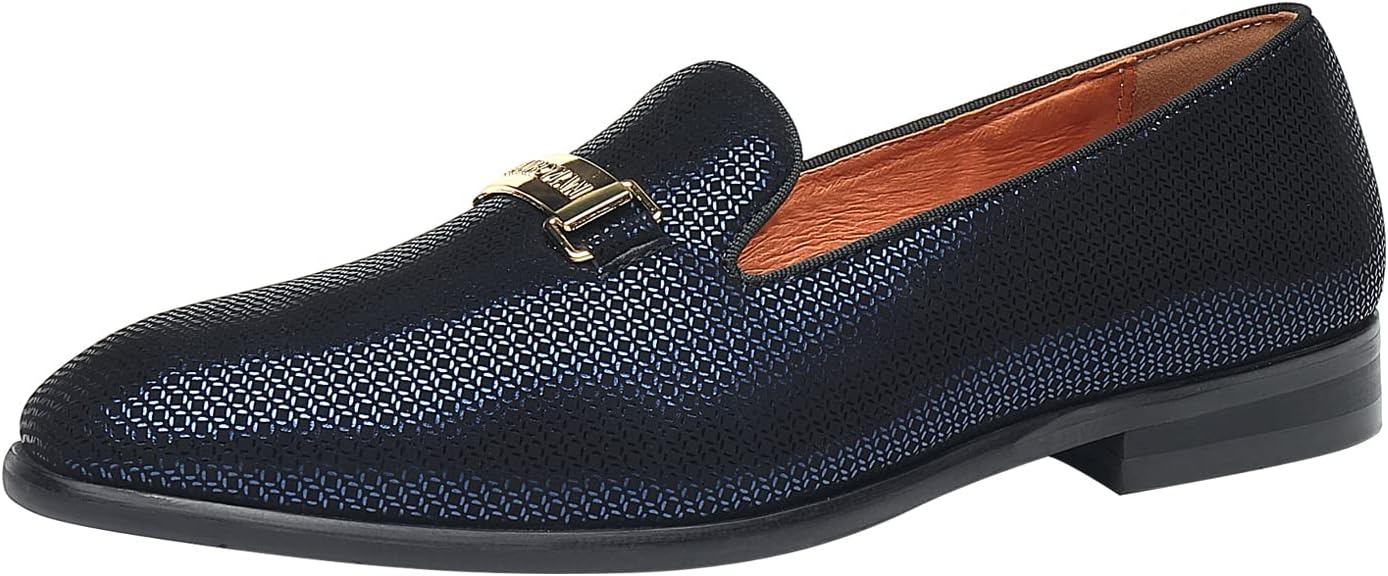 

Мужские классические лоферы ELANROMAN с кожаной подкладкой, темно-синий