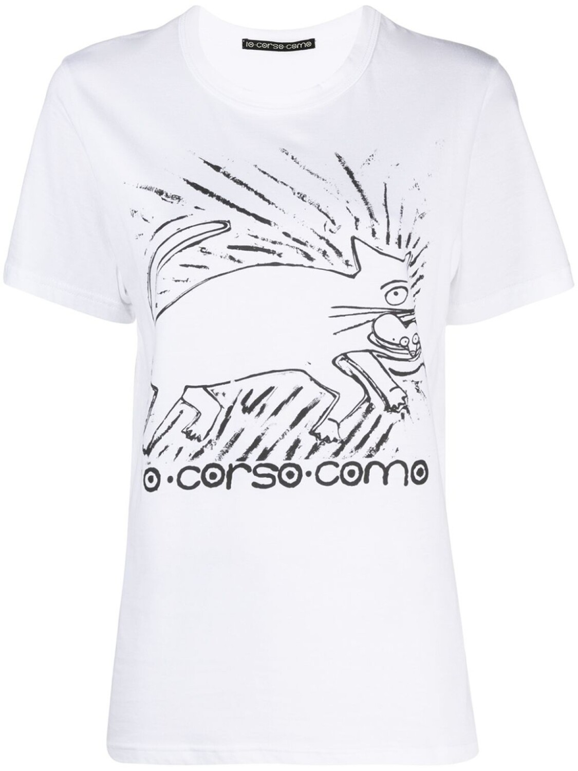 

Corso Como футболка с графичным принтом, белый