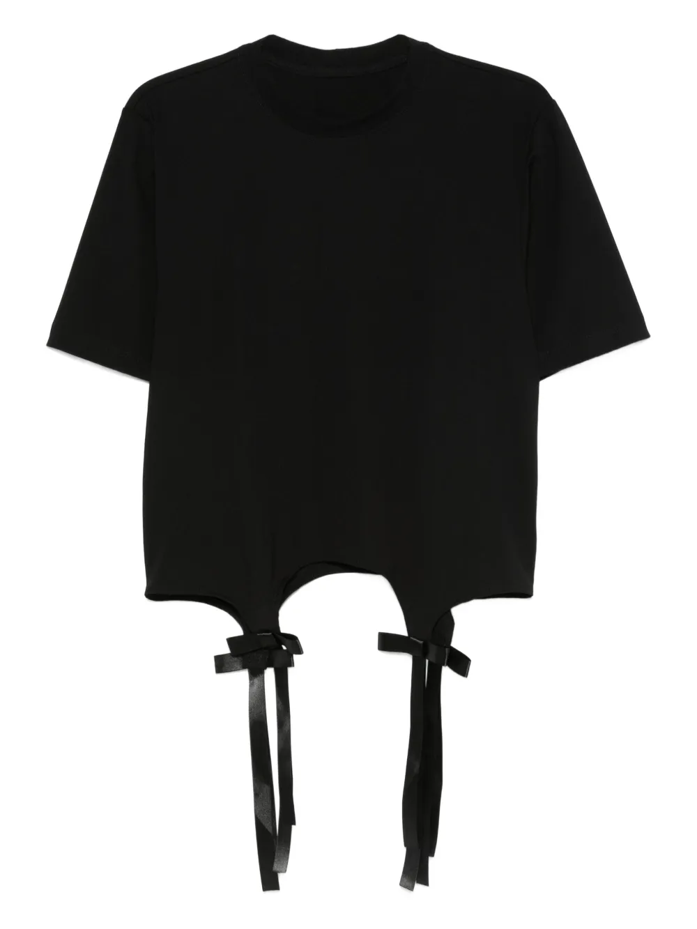 

Укороченный топ с лентами HAMZA, черный