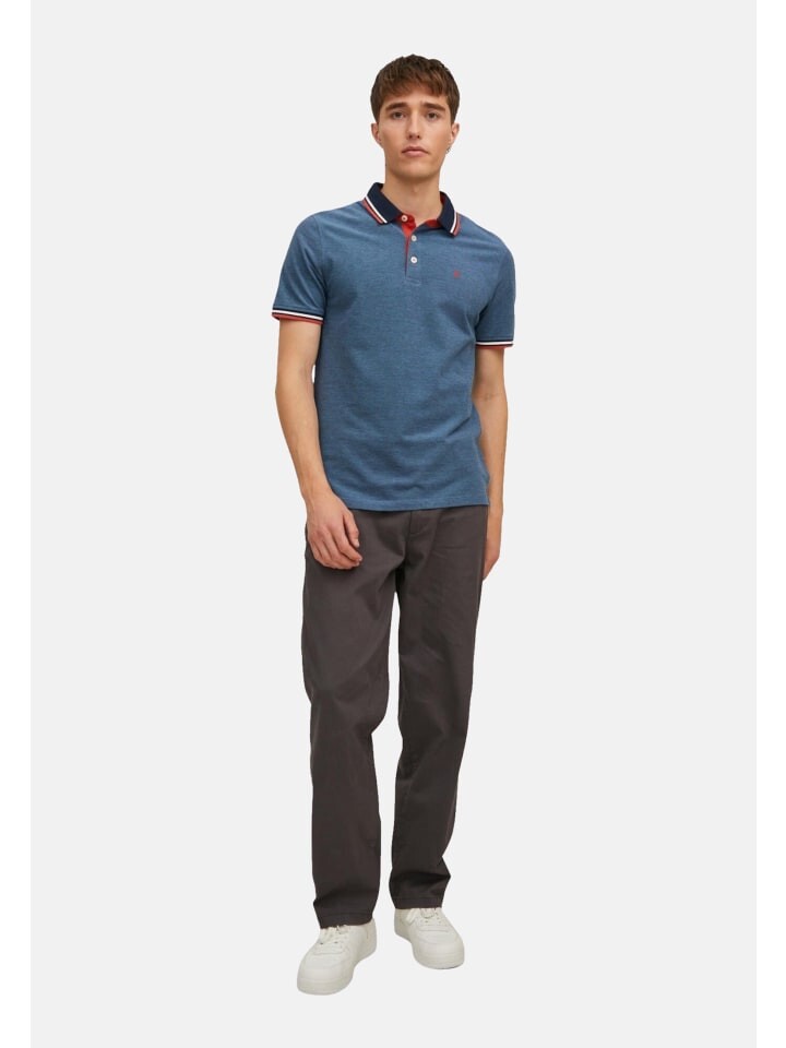 

Поло Jack & Jones Paulos, цвет blue denim