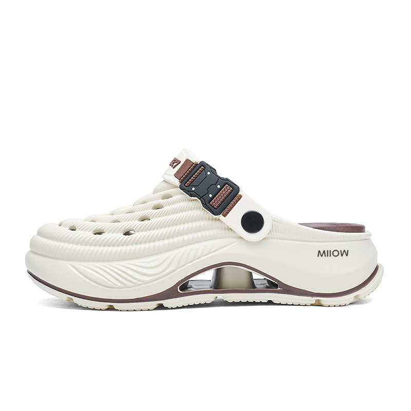 

MIIOW Клоги мужские бежево-коричневые, цвет Beige Brown[Women's]