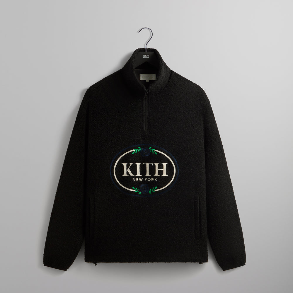 

Толстовка Kith Tweed Eric Quarter Zip Pullover, черный