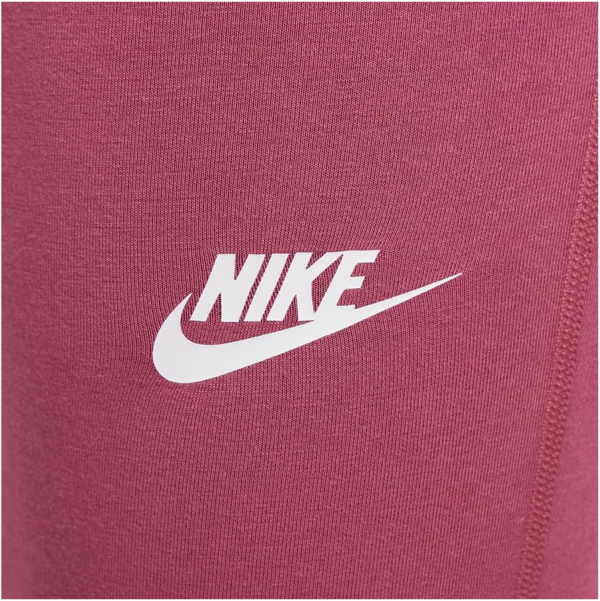 Брюки Nike Kids Classic High-Waisted Flared Leggings, цвет Sweet Beet/White — фото 3