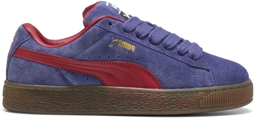 

Мужские замшевые кроссовки PUMA с шнуровкой XL, повседневные - синие