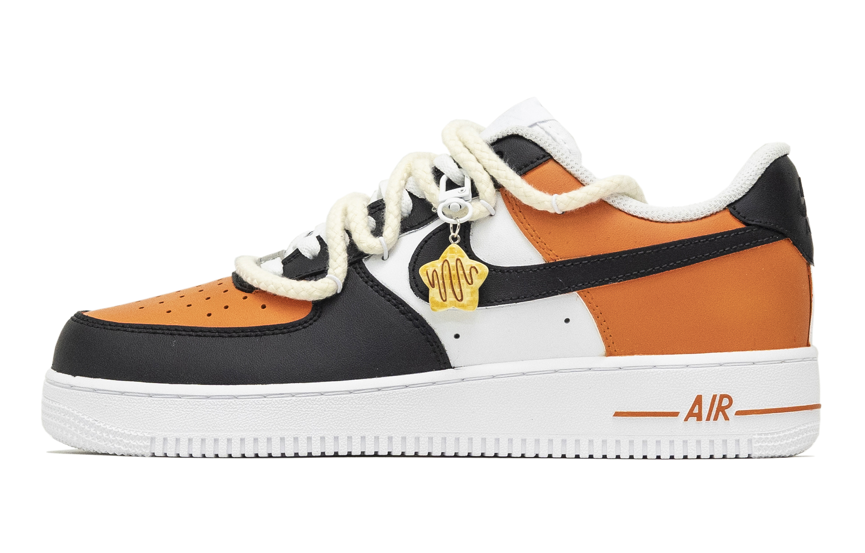 

Nike Кроссовки Air Force 1 Low Top для скейтбординга, мужские, оранжевые