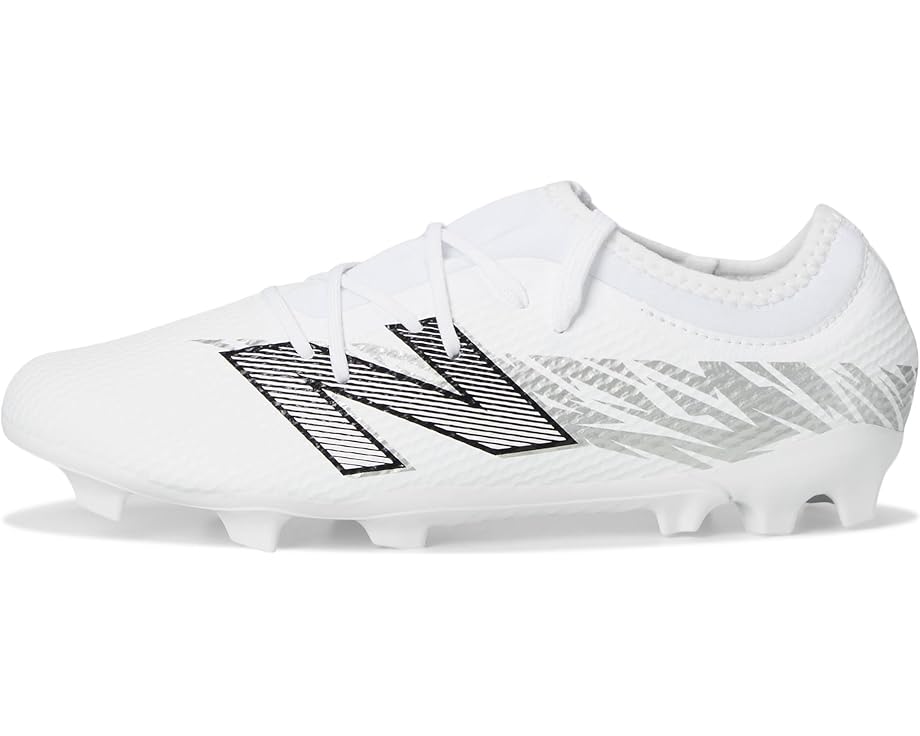 Кроссовки New Balance Kids Furon Team FG V8, цвет White/Metallic Silver/Black — фото 4