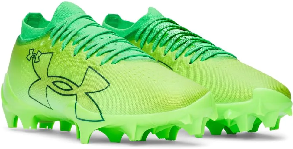 Футбольные бутсы Under Armour Blur Pro для мужчин, зеленый — фото 2