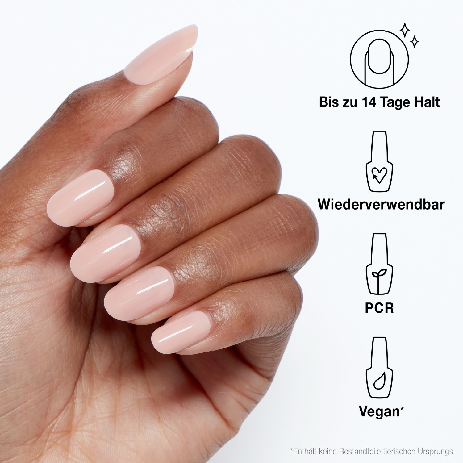 Искусственные ногти xpress/on press-on nägel Opi, bubble bath, количество 1 шт. — фото 4