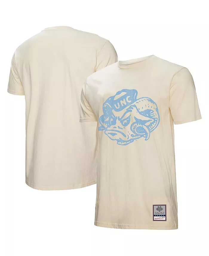 

Мужская футболка Vintage Tone North Carolina Tar Heels кремового цвета Mitchell & Ness