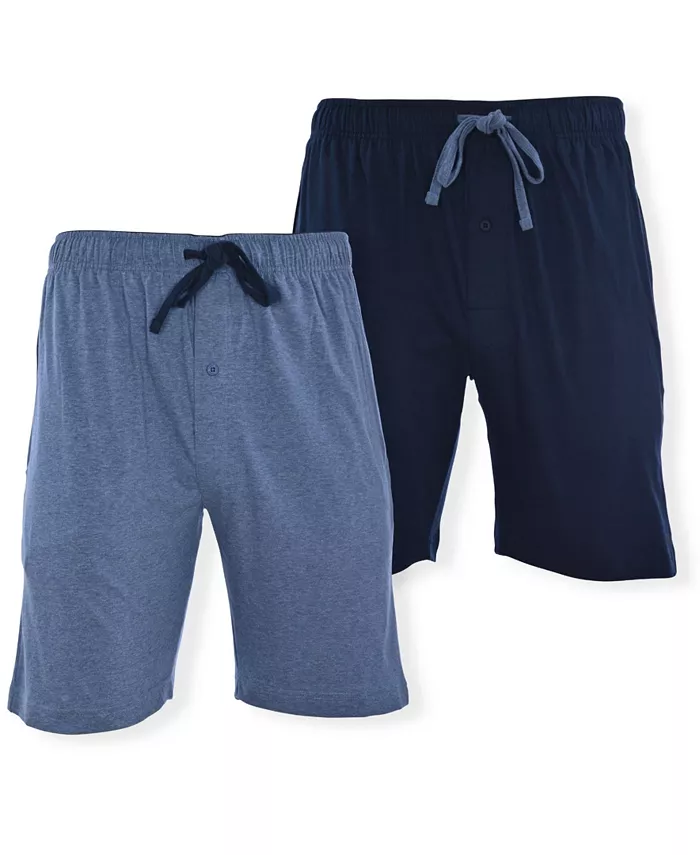 

Мужские трикотажные шорты Jam, 2 шт Hanes, синий