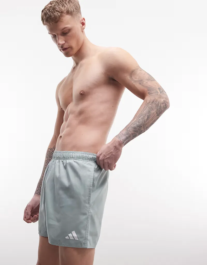 Плавки-шорты Adidas Performance Training, бело-зеленый