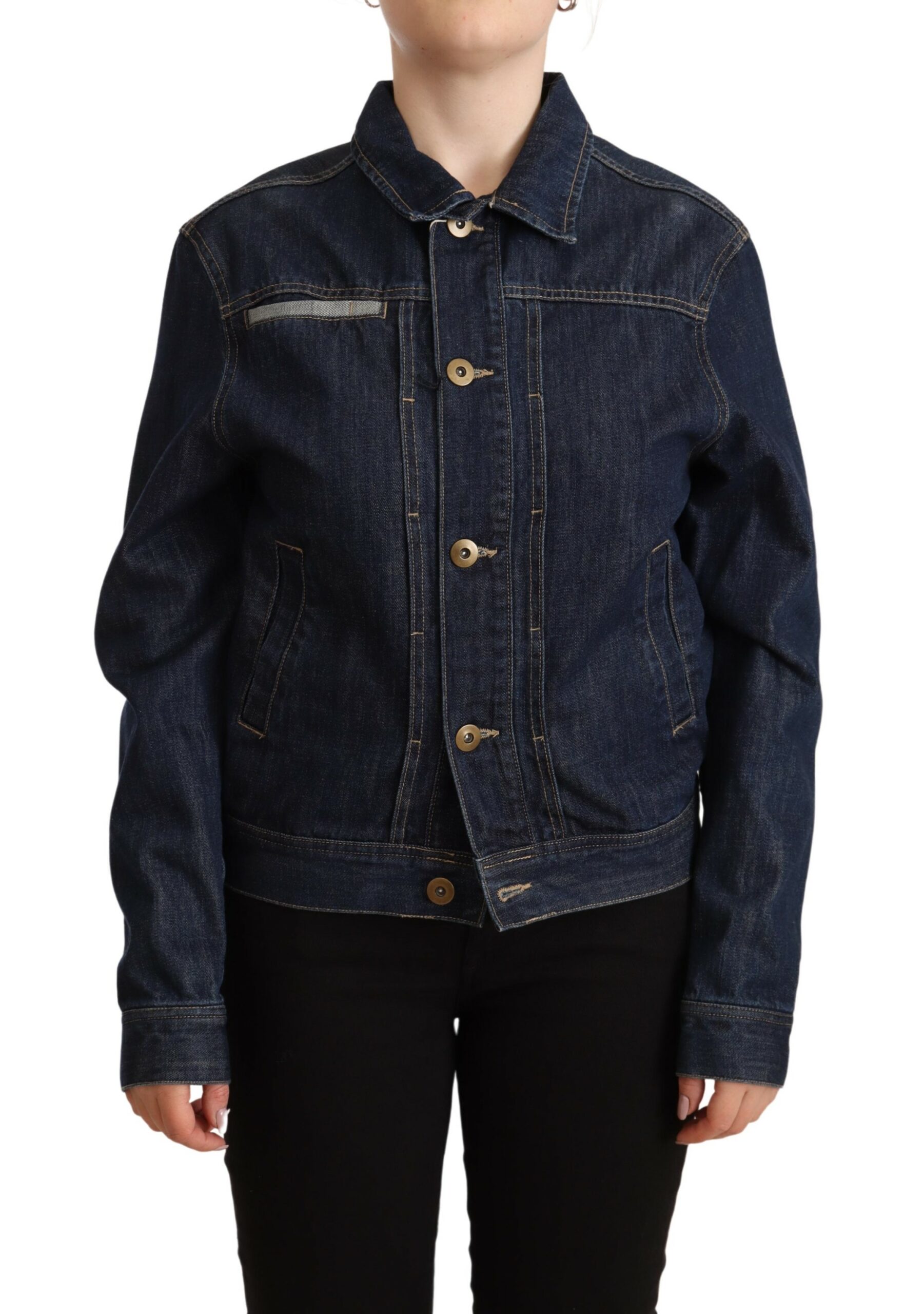 

Шикарная темно-синяя джинсовая куртка Master Coat, Blue