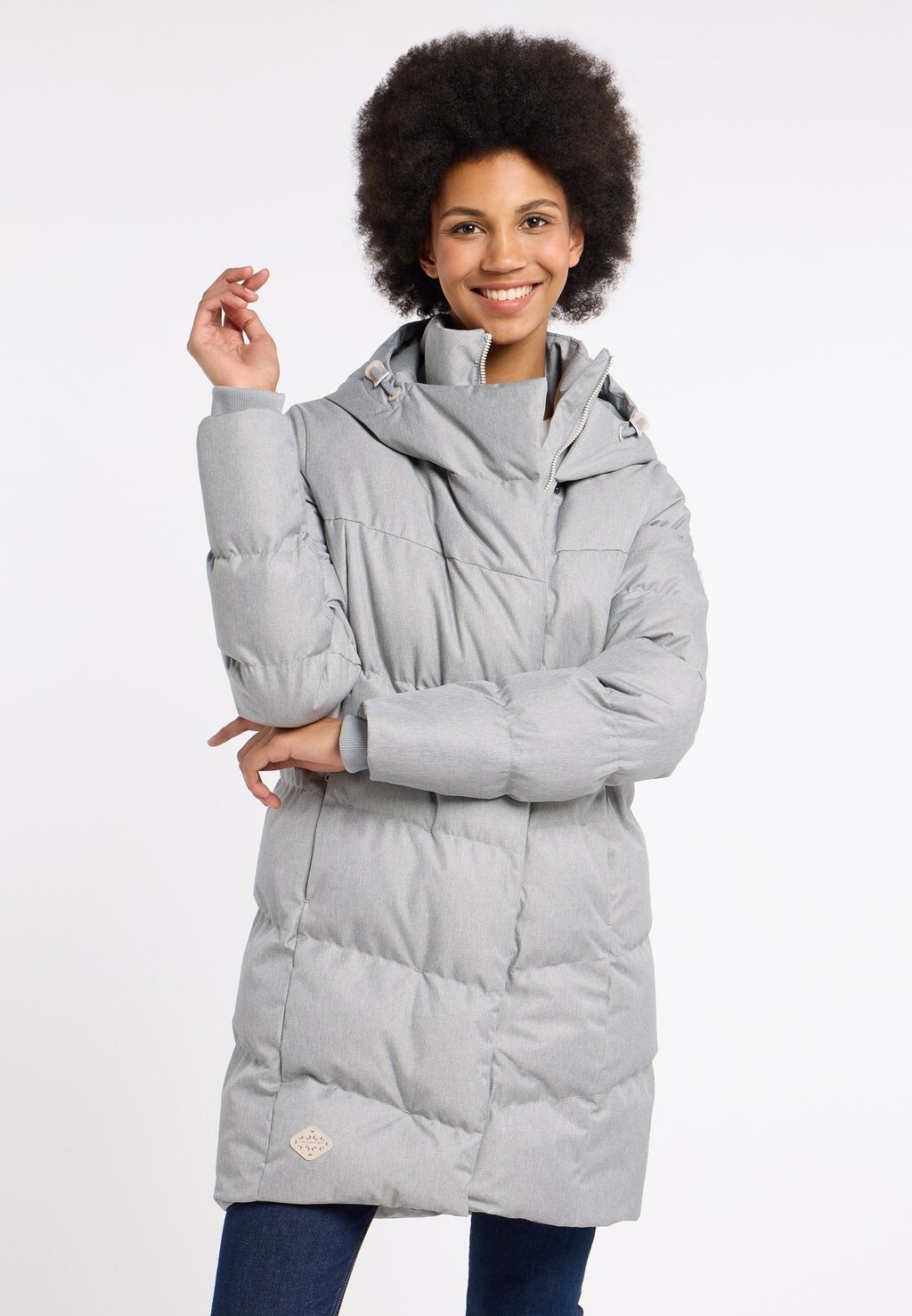 

Зимнее пальто PAVLA Ragwear, светло-серый