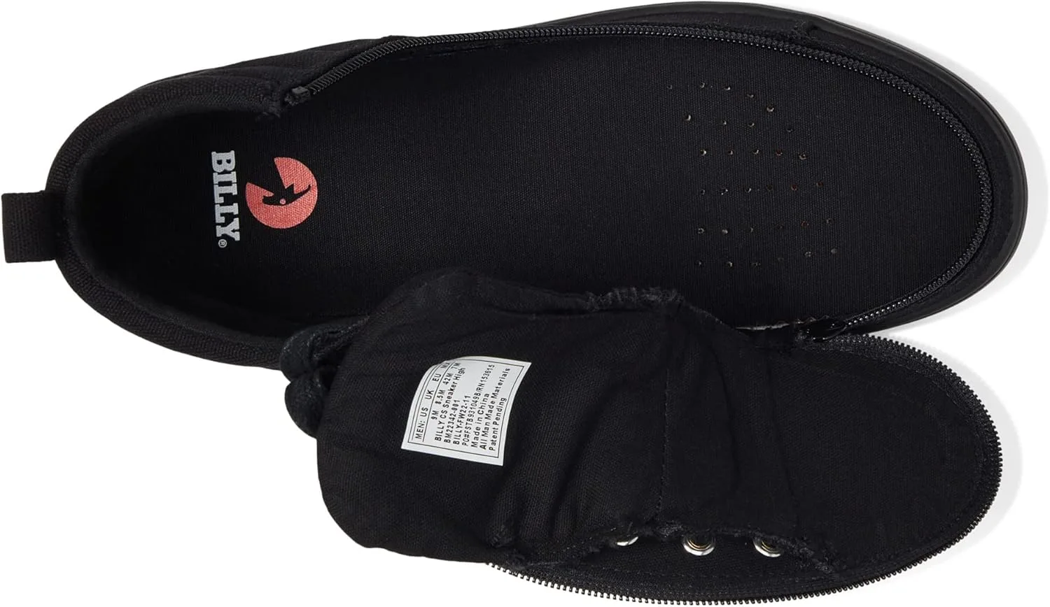 Мужские кроссовки BILLY Footwear CS Sneaker High - верх из искусственной кожи с подкладкой, закругленный носок, шнуровка, стильный дизайн, черный — фото 2