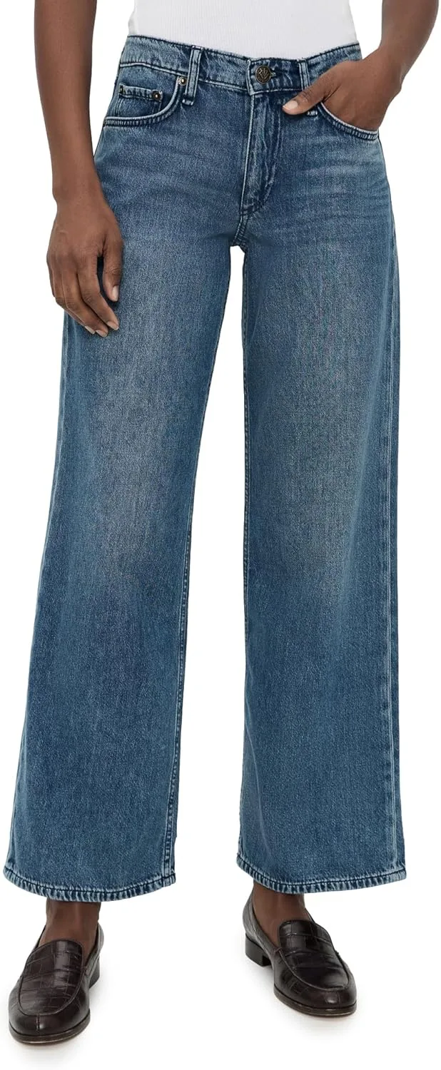 

rag & bone Женские джинсы Featherweight Saige Low-Rise Ankle Straight